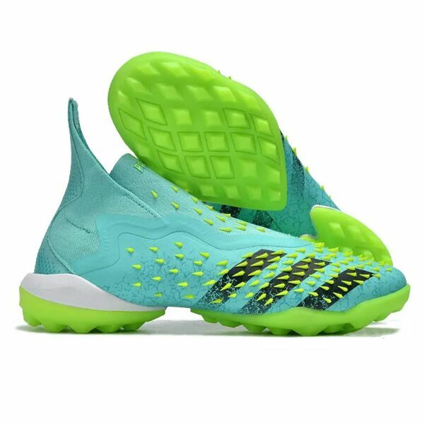 Футбольные бутсы (сороконожки) Adidas Predator Freak+ TF Синий/Черный/Желтый